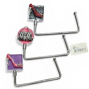SPRING STREET JEWELED HEELS AND BAG HANDBAG HOLDER 3PC SET